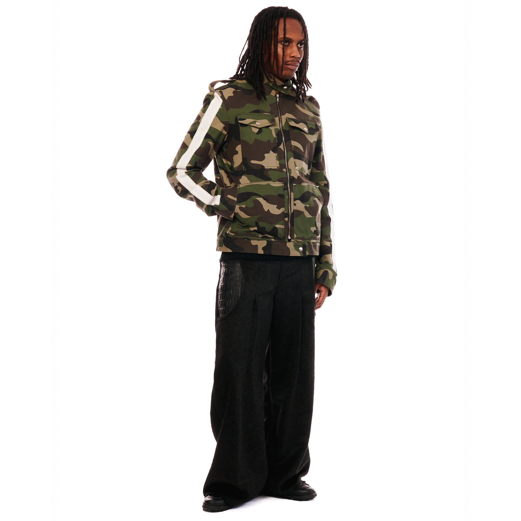 Motorcycle Jacket, Camo, ENFANT-SOLDAT COLLECTION