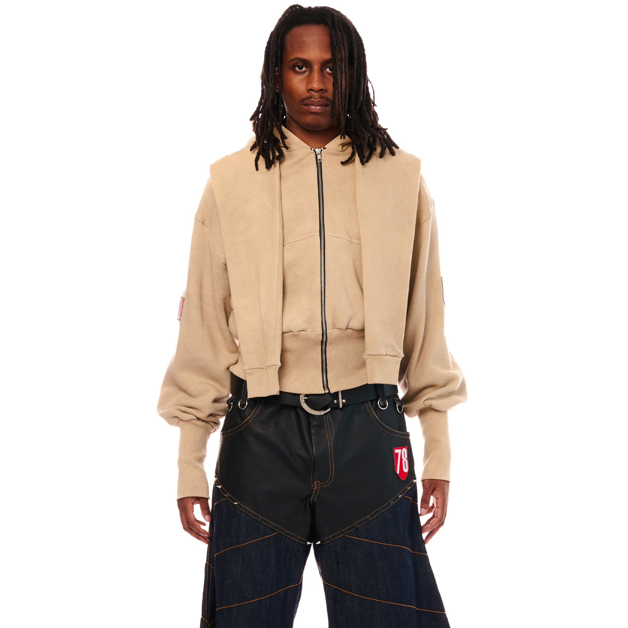 Double Hoodie, Unisex, Beige, FC SA-MÈRE CAPSULE