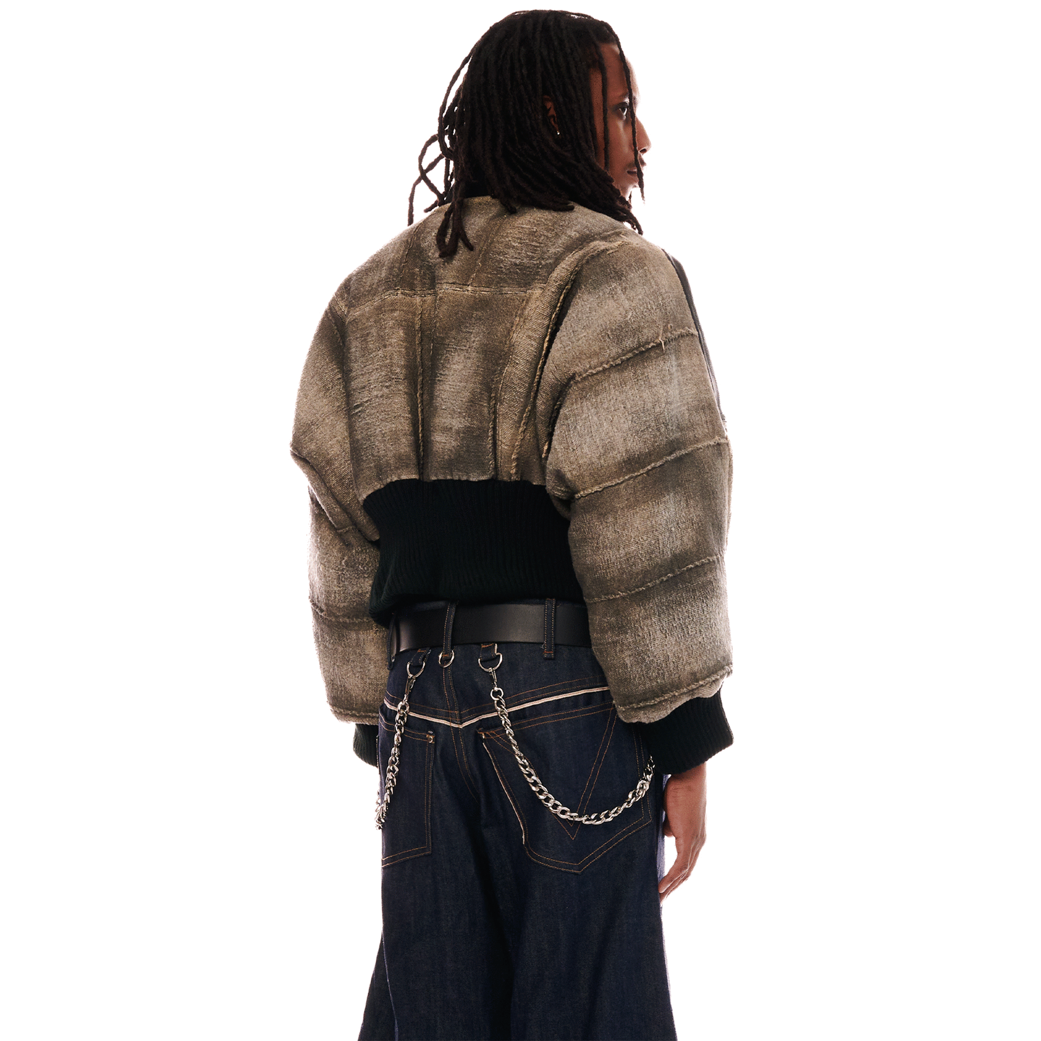 Boubou Puffer Bomber Jacket, Stain Wash, FC SA-MÈRE CAPSULE