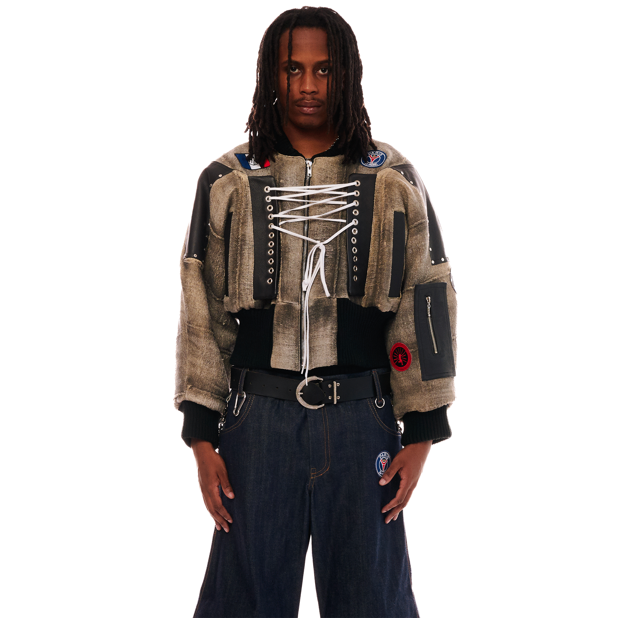 Boubou Puffer Bomber Jacket, Stain Wash, FC SA-MÈRE CAPSULE