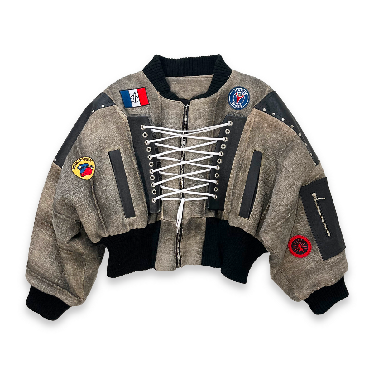 Boubou Puffer Bomber Jacket, Stain Wash, FC SA-MÈRE CAPSULE