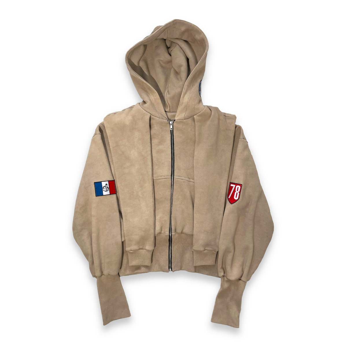 Double Hoodie, Unisex, Beige, FC SA-MÈRE CAPSULE